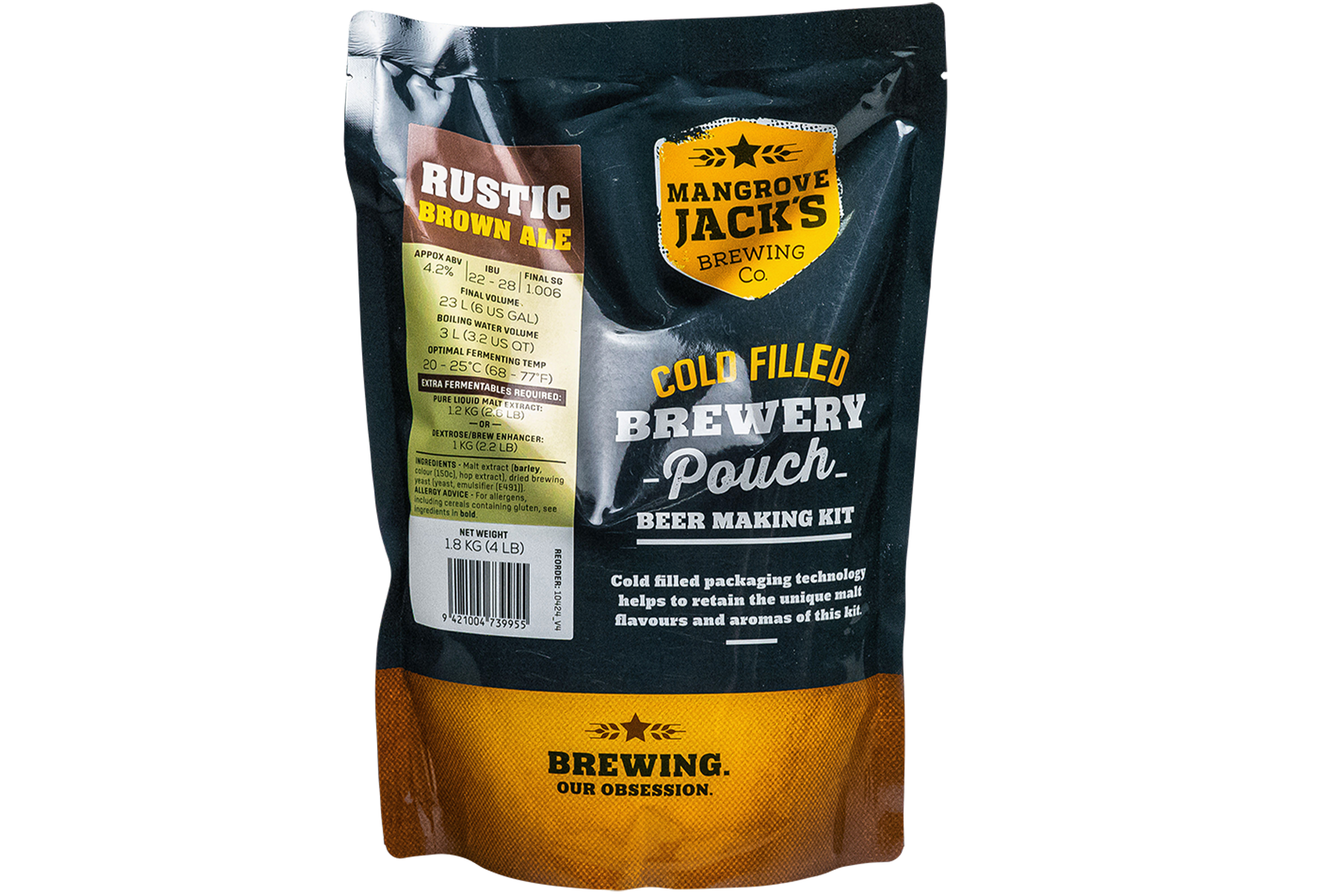 Mangrove Jack's Traditional Series "Rustic Brown Ale", 1,8